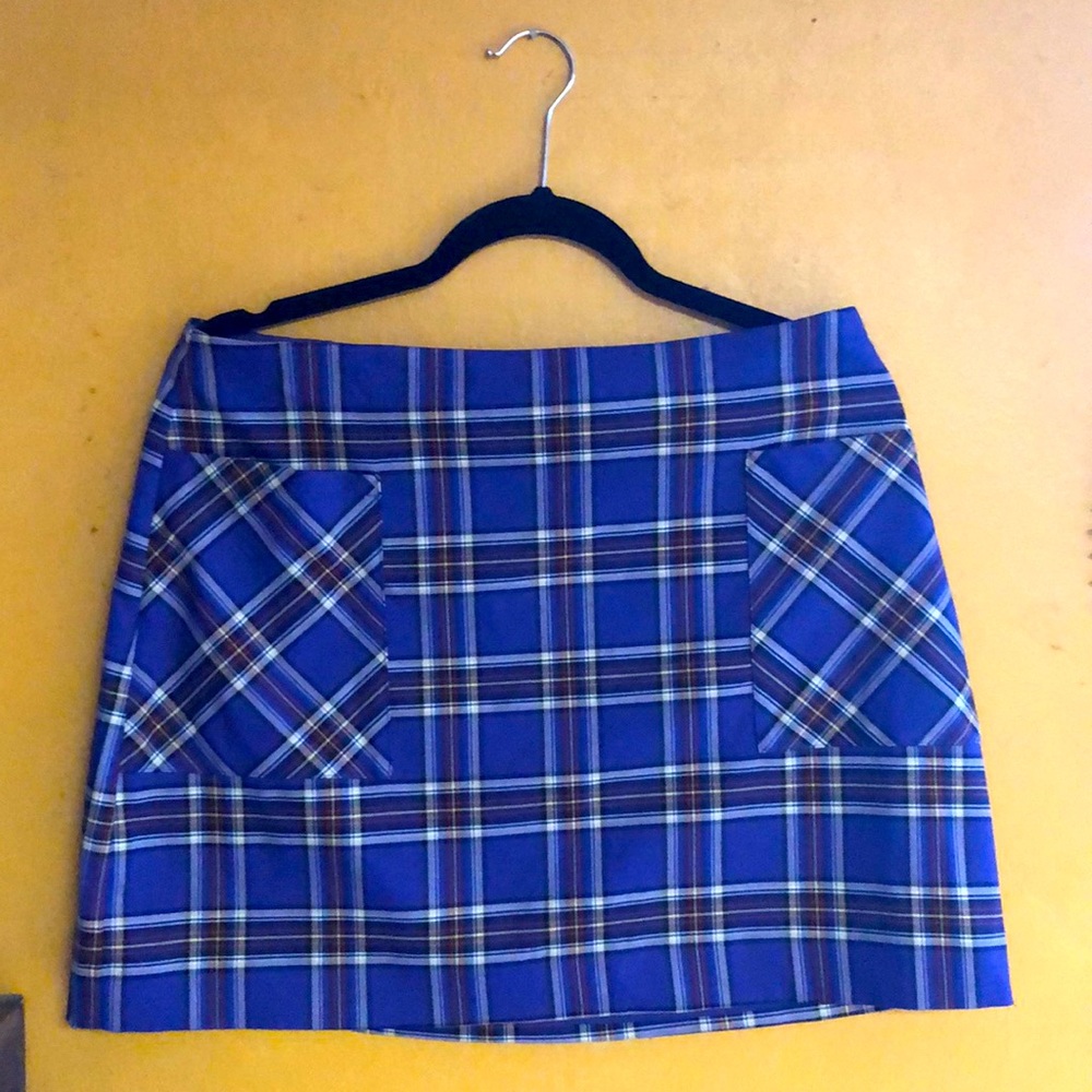Purple Plaid new w tags Express Skirt Size 10💜